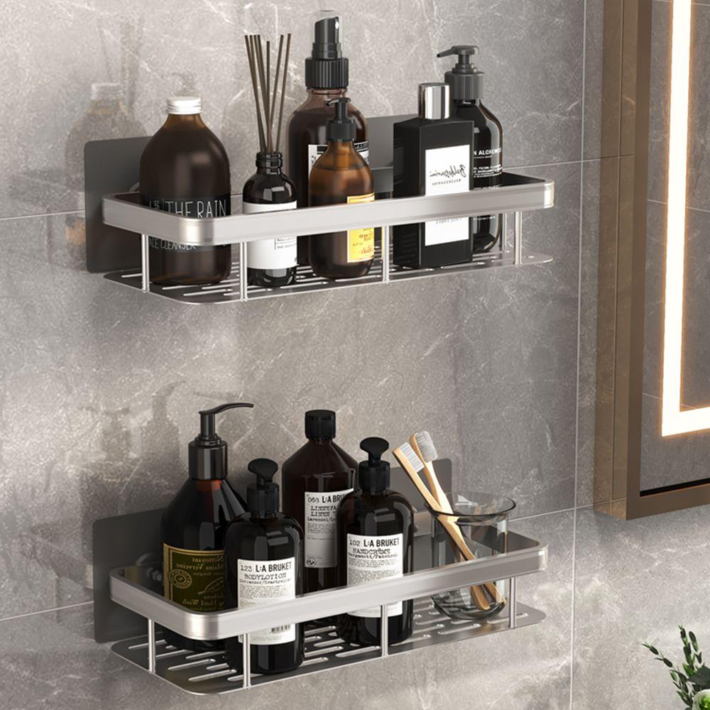 ♫DAPHNE♫ Convenient Bathtub Wall-mounted Adhesive Corner Shower Caddies Space Saving Supplies Drill Free Organizer Bathroom Accessories