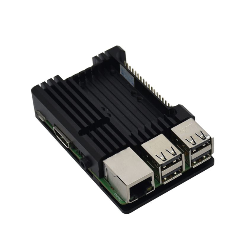 Vỏ Hợp Kim Nhôm Chất Lượng Cao Kèm Bộ Tản Nhiệt Làm Mát Cho Raspberry