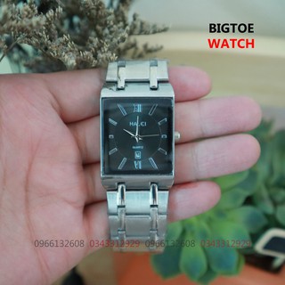 Đồng Hồ Nam HALEI 564M Cao Cấp Mặt Vuông Lịch Lãm + FREE Vòng Phong Thủy