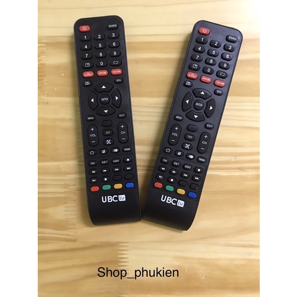Remote điều khiển tivi led UBC smart