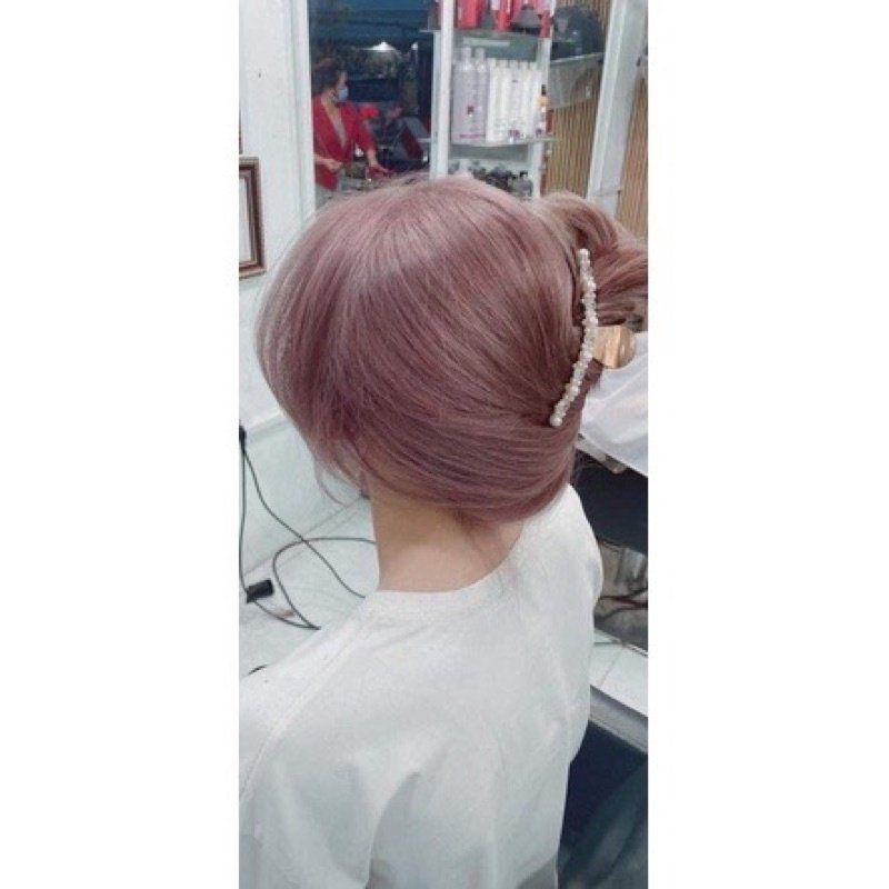 Thuốc Màu Nhuộm Tóc 88/7766  Hồng trà sữa  Purple Brown Hair Dye