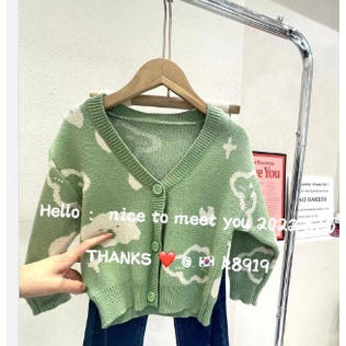 Áo cardigan len bé gái - Áo cardigan bé trai hàng Quảng Châu loại đẹp shop Kunkid