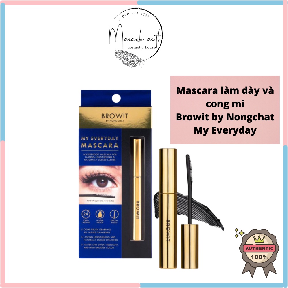 Mascara làm dày và cong mi Browit by Nongchat My Everyday