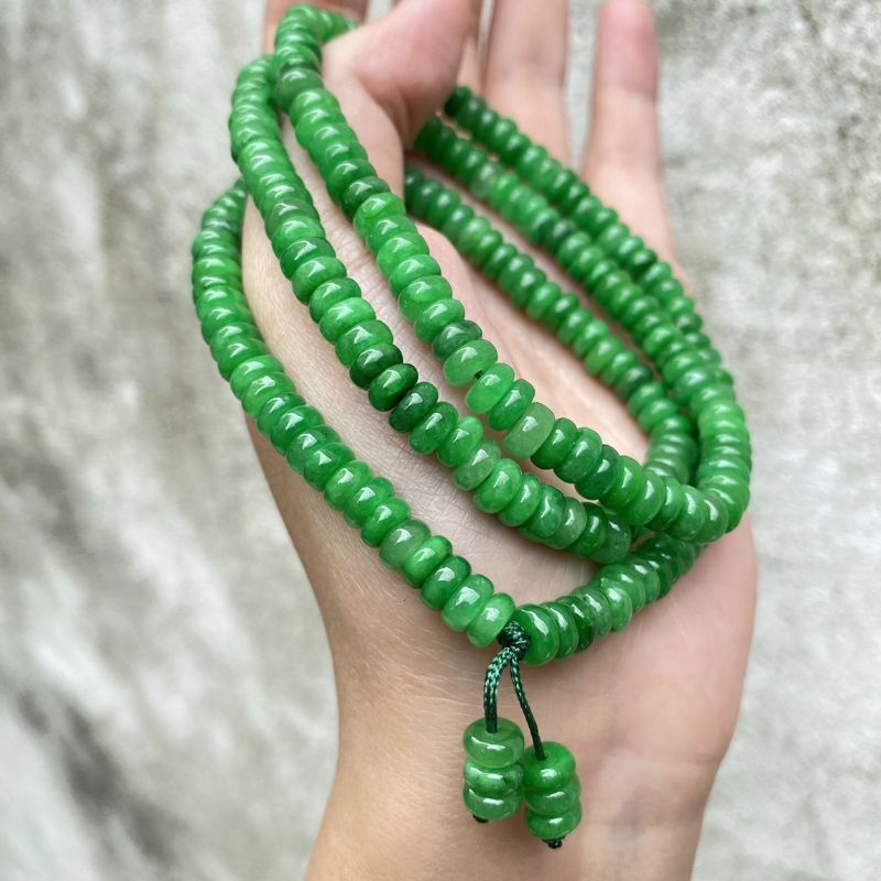 Chuỗi Đeo Tay Ngọc Màu Vàng, Màu Xanh Bánh Xe