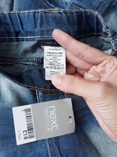 Quần short jean NEXT bé trai