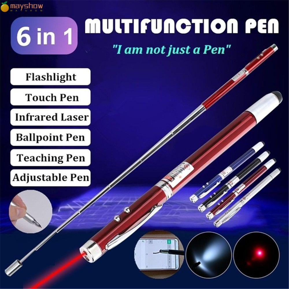 Bút bi dạng ống lồng 6 trong 1 đa năng tiện dụng