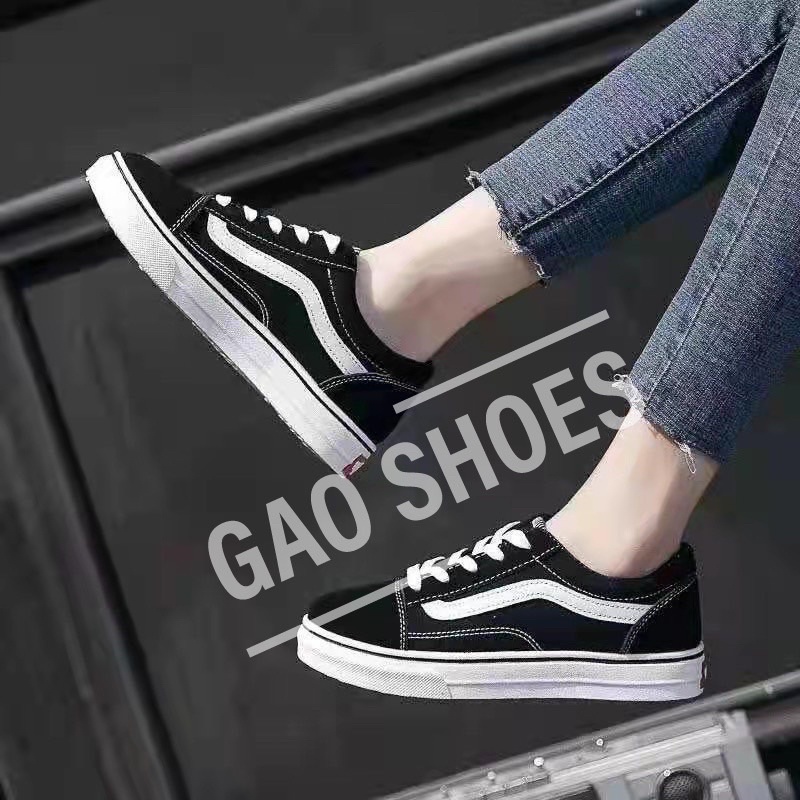 Giày Sneaker 𝐕ans Vault Old Skool Màu Đen. Giày Thể Thao Nữ Đủ Size 35-39