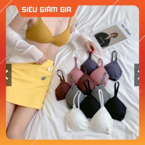 Áo Bra Tăm Thắt Nơ Siêu Nâng Không Gọng 9932