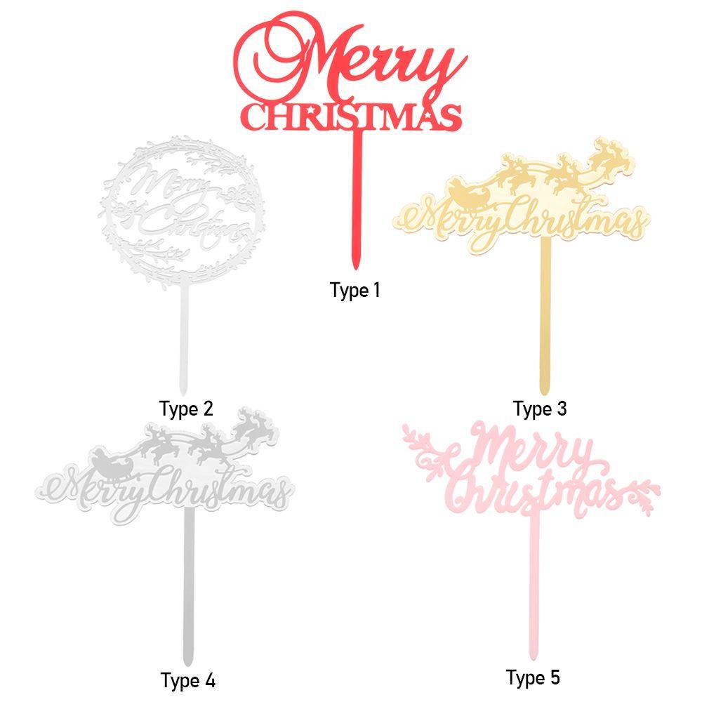 ESPO Phụ Kiện Trang Trí Giáng Sinh / Đám Cưới Bằng Acrylic Mừng Năm Mới 2022