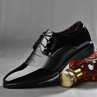 💎Giày nam size cộng 45-48 Giày da mũi nhọn