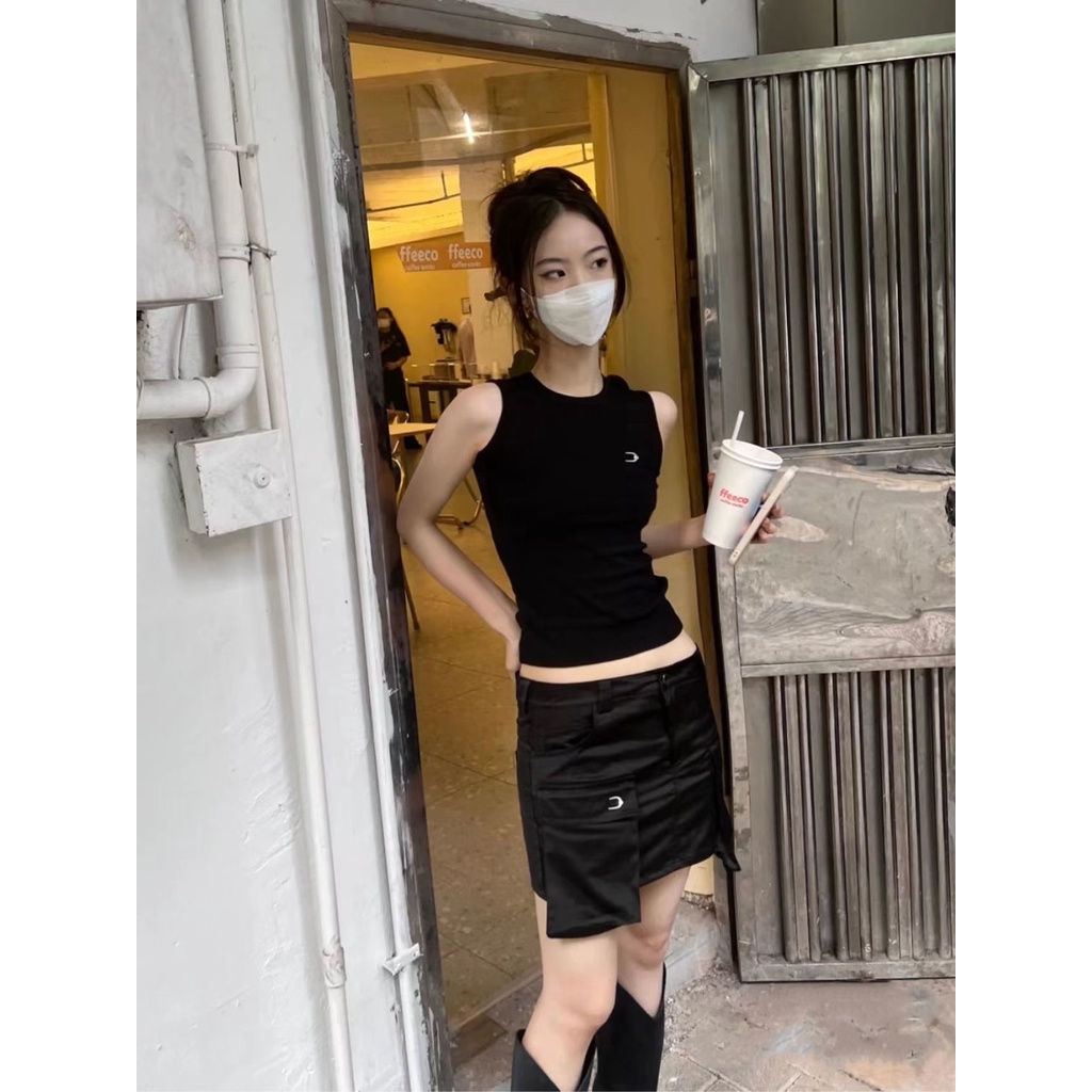 ۞Áo Hai Dây Không Tay Dáng Ôm Thời Trang Mùa Hè Quyến Rũ Cho Nữ