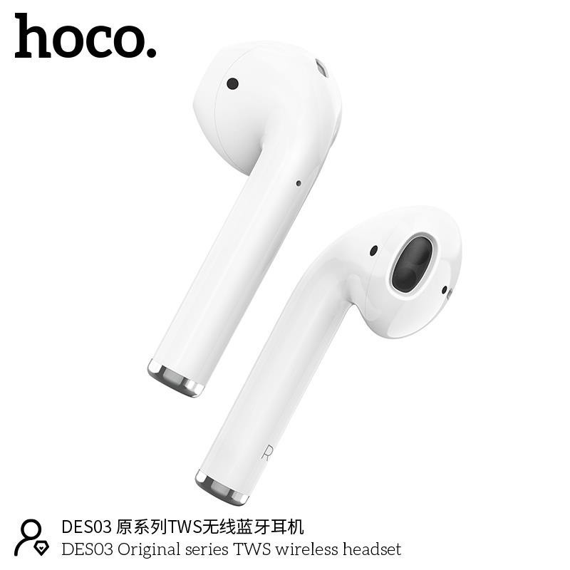 Tai Nghe Bluetooth Hoco DES03 Chính Hãng V5.0 Âm Thanh Siêu Hay, Định Vị, Đổi Tên - Bảo Hành 12 Tháng, Lỗi Đổi Mới 100% | BigBuy360 - bigbuy360.vn