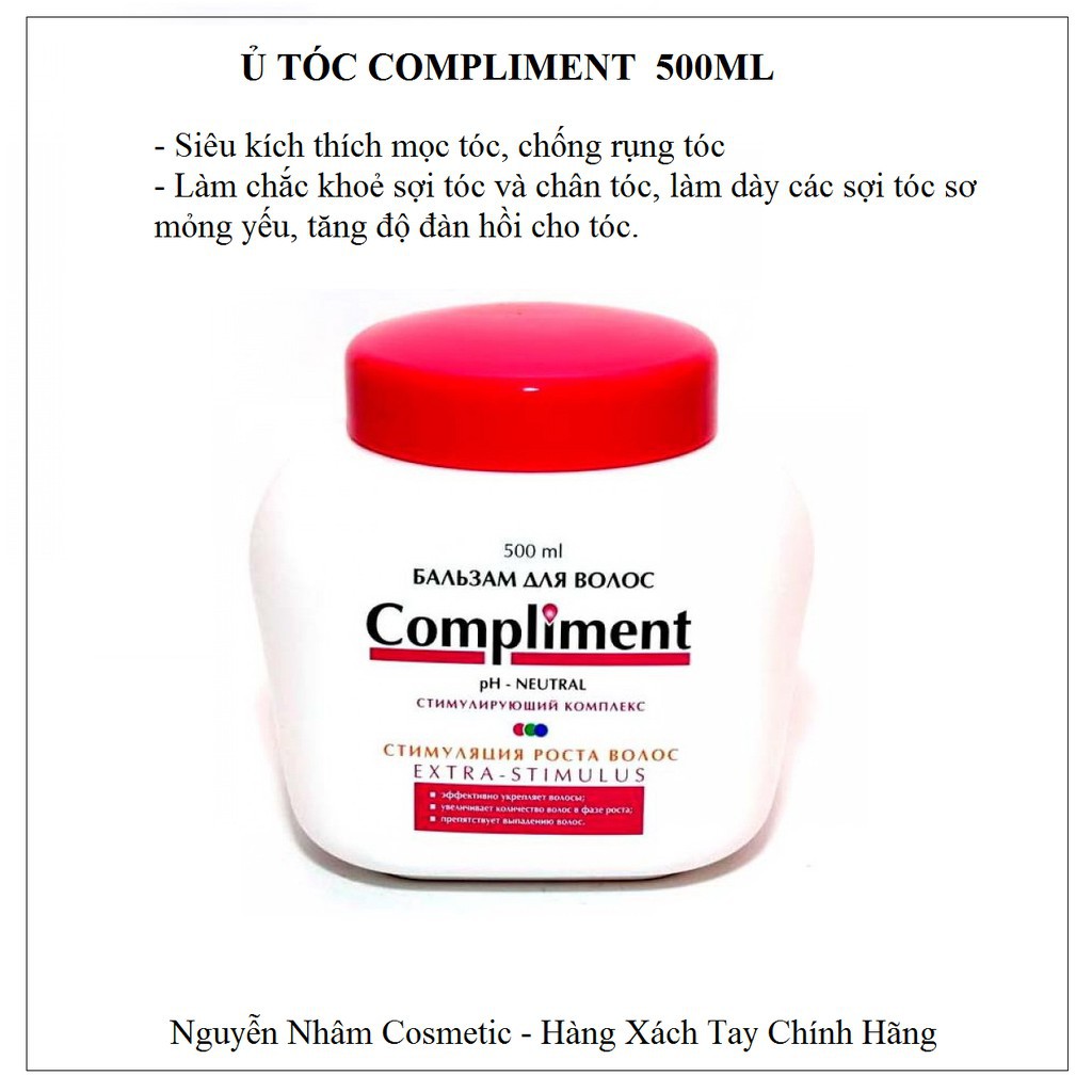 Ủ Tóc COMPLIMENT Siêu kích thích mọc tóc, Chống rụng tóc hiệu quả 500ml