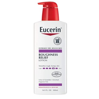 Dưỡng thể dưỡng ẩm cho da khô, sần Eucerin Roughness Relief Lotion Extremely Dry, Rough Skin 500ml (Mỹ)
