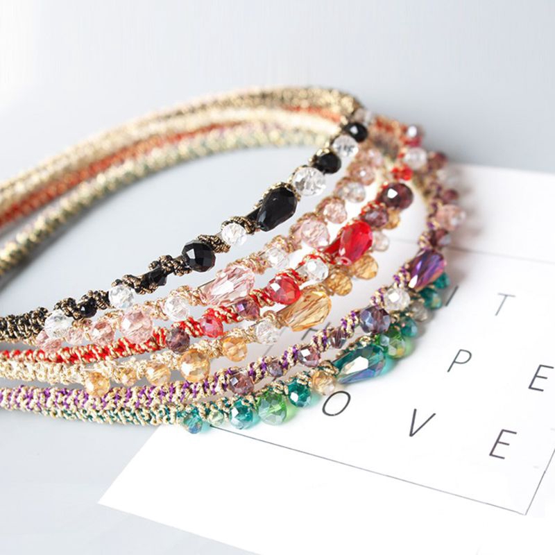 Cài tóc đính đá lấp lánh phong cách hàn quốc