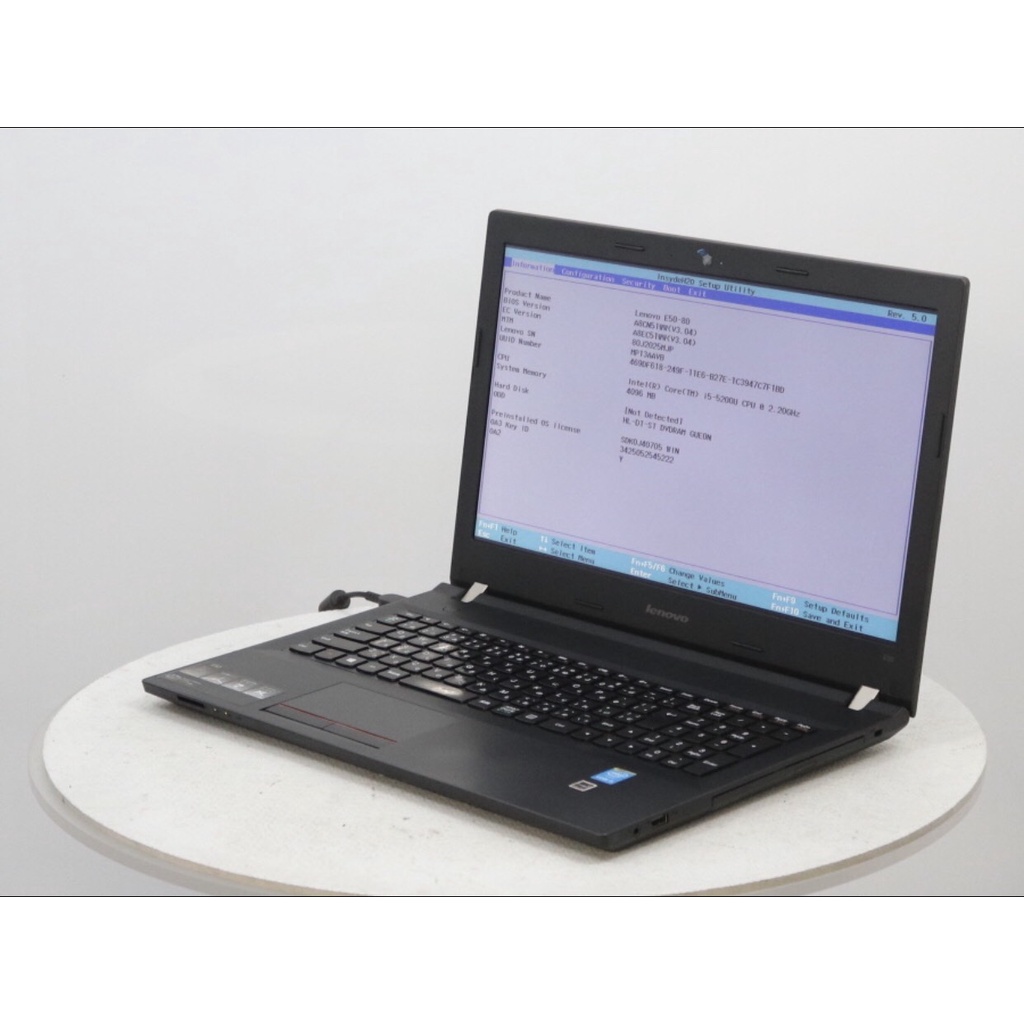 LAPTOP LENOVO E50-80 CORE I5-5200U, RAM 4G, HDD 500G (SSD 120G) MÀN 15.6"