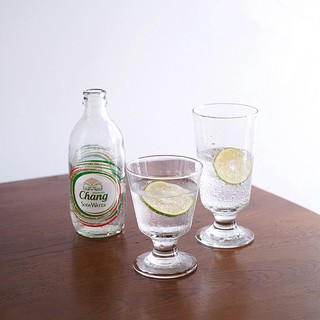 Ly thủy tinh trong suốt chịu nhiệt cao uống nước ép trái cây tiện dụng