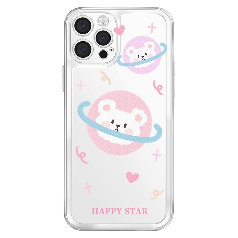 Ốp điện thoại TPU trong suốt thời trang cho iPhone 7 12 Mini 11 Pro Max Xs Max Xr 6s 8 7plus 12 Pro Max