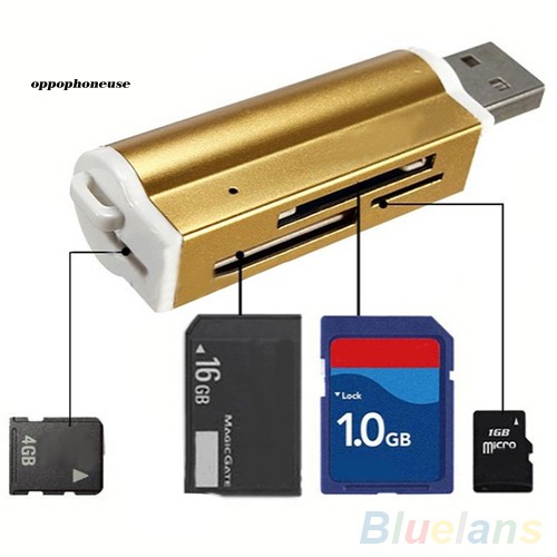 Đầu Đọc Thẻ Nhớ USB 2.0 Tốc Độ Cao Mini Đa Năng