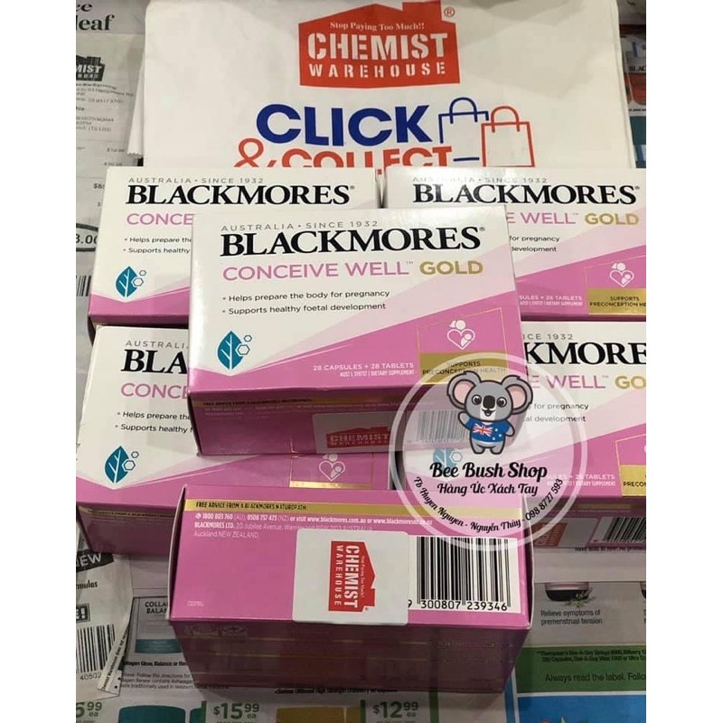 Tăng thụ thai blackmores mẫu mới nhất trên ảnh bìa