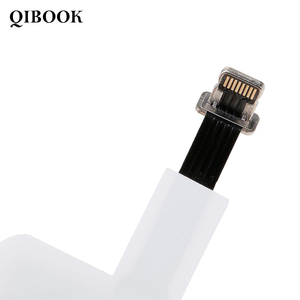 Bộ Sạc Không Dây Qibook 70x46mm Dc 5 V / 1 A Cho Iphone 5 5s 5c 6 6s 7 Plus