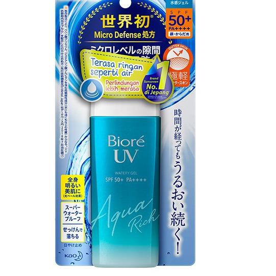 (Hàng Mới Về) Kem Chống Nắng Biore Uv Aqua Rich Watery Spf 50