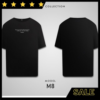 M8 Tee - Áo Thun Basic trích dẫn trắng
