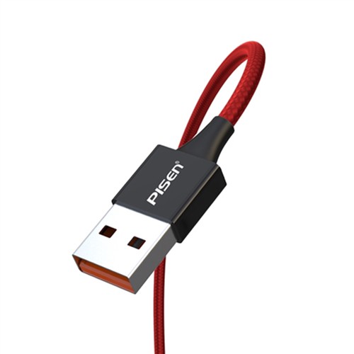 Cáp Pisen USB-A to L Super Mini L-Game 2.4A, model: AL27-1200 - Hàng chính hãng, bảo hành 24 tháng