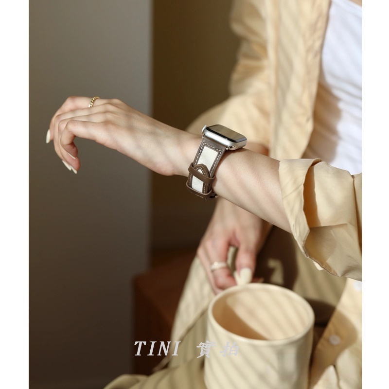 Dây Đeo Da Thay Thế Cho Đồng Hồ Apple Watch Series 8 7 6 5 4 3 SE S8 Ultra iWatch 49mm 44mm 40 38 41mm 45mm