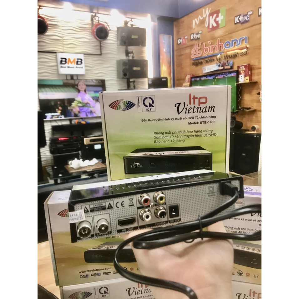 Đầu thu kỹ thuật số xem truyền hình thiết yêu miễn phí LTP STB-1406, đầu số DVB T2