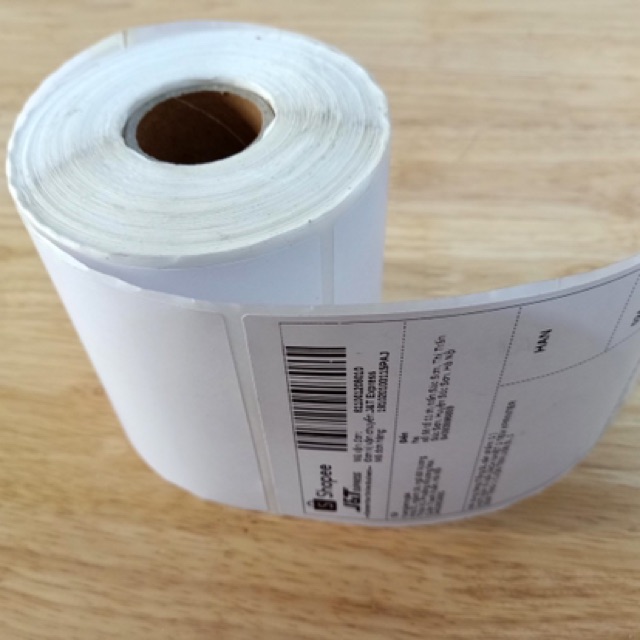 Giấy In Nhiệt Đơn Hàng 100x150 x 350 Tem- 76x100x 30m