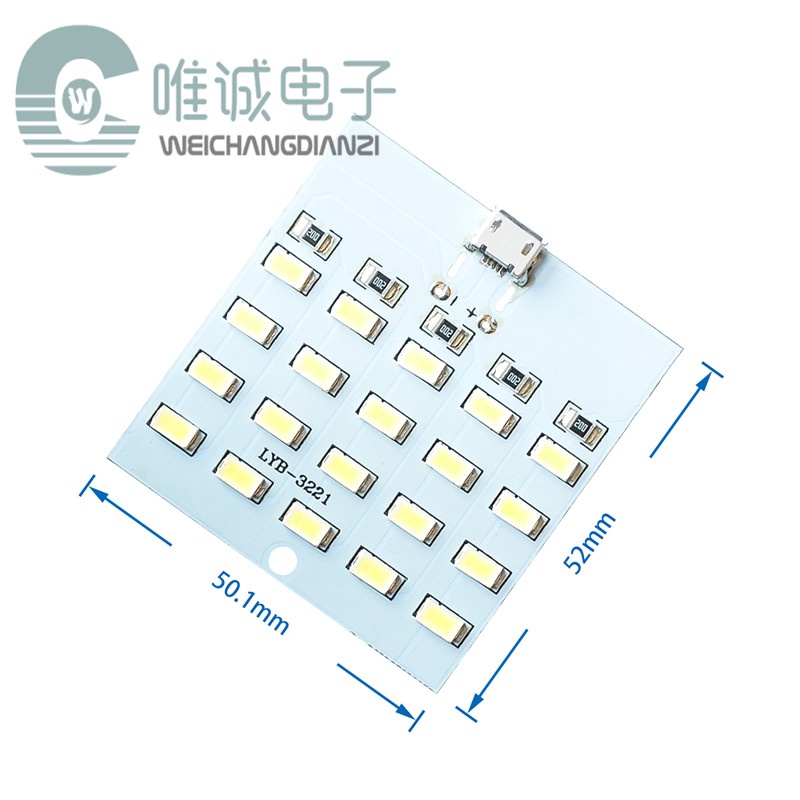 Bộ 2-3 Đèn Led 8 / 12 / 16 / 20 Bóng Di Động Cổng Usb