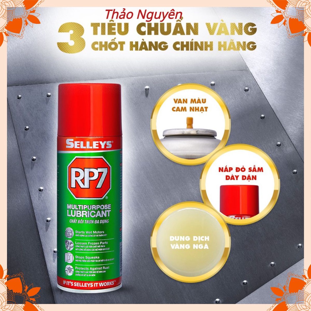 Bình Xịt Chống Rỉ Sét RP7 150g,300g Hàng Nhập Khẩu Thái