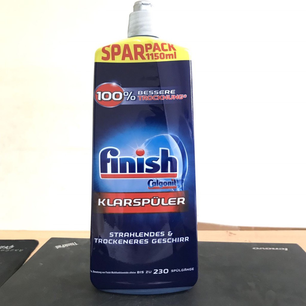 Nước làm bóng chén bát Finish cho máy rửa bát 1150ml