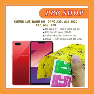Kính cường lực dẻo nano Oppo A3s, A31 2020, A33, A37, A39