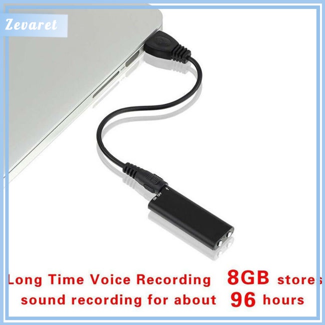 Máy Ghi Âm Mini Zevaret 96 Tiếng 8GB