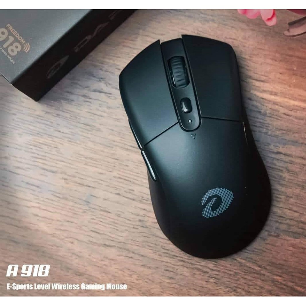 Chuột Gaming không dây DAREU A918 - BLACK (PixArt PAW3335) BH 2 năm chính hãng