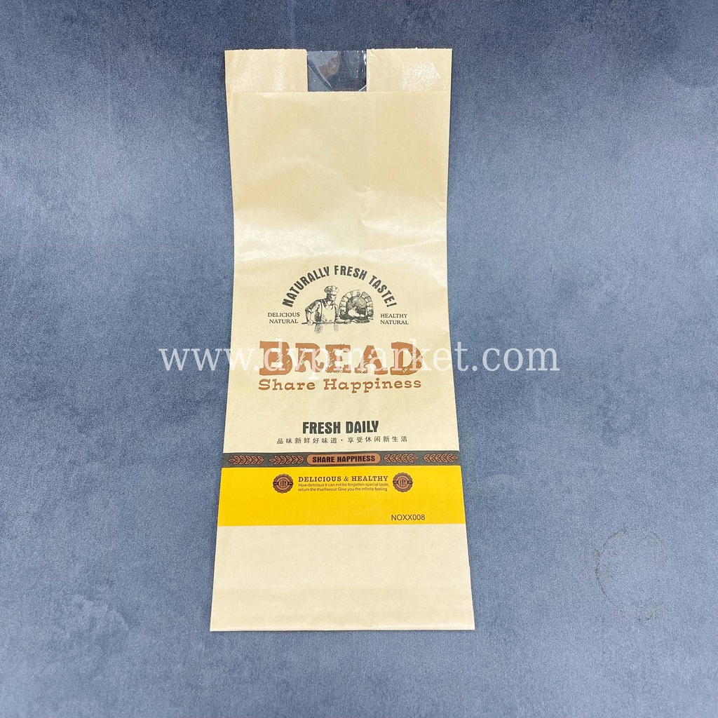 Túi giấy đựng bánh mì (xấp 10)