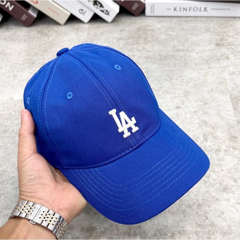 Mũ lưỡi trai MLB basic xanh coban thời trang