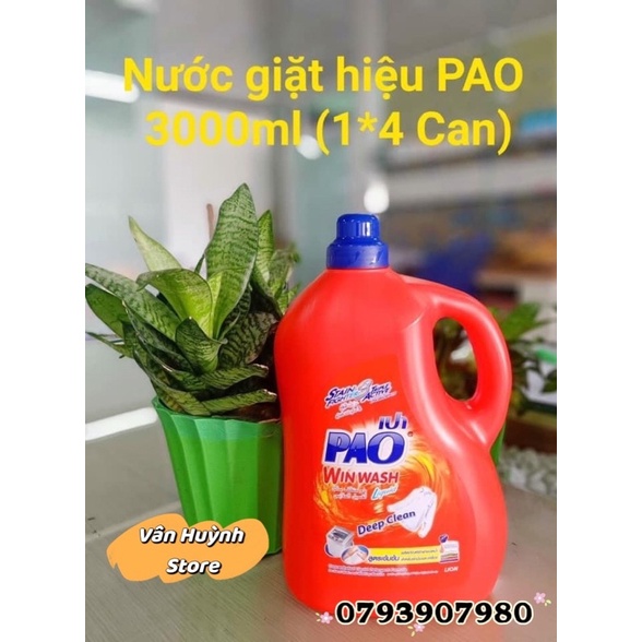 NƯỚC GIẶT XÃ PAO 3000ML