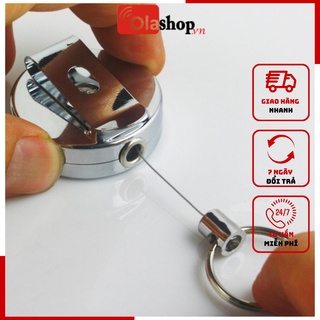 Móc treo chìa khóa dây rút lõi thép bọc nhựa siêu chắc