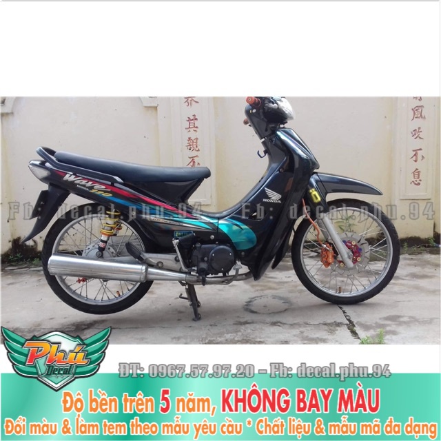 Tem rời Wave Nhỏ Chrome Cao cấp -1