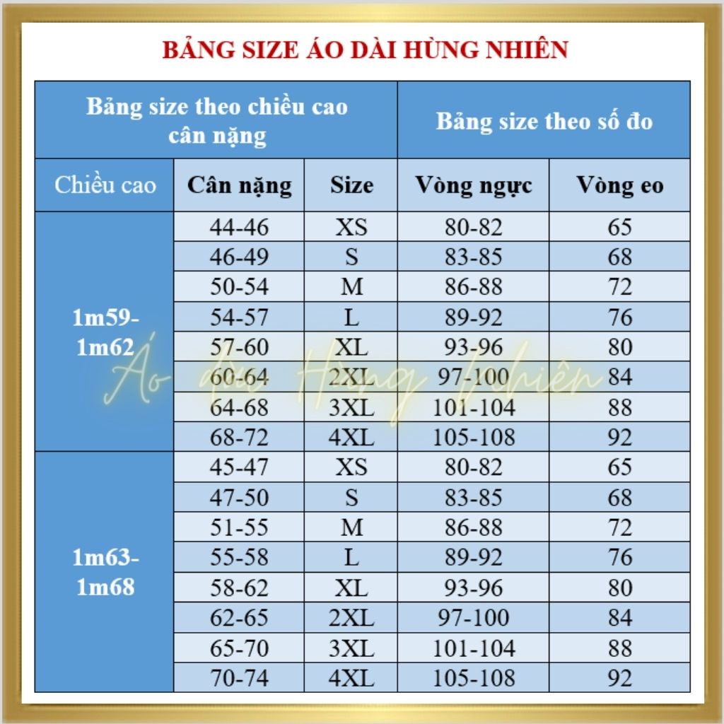 Áo dài nữ Trung niên - Chất liệu Tằm thêu phủ Kim tuyến - May sẵn, thiết kế đẹp - Sang trọng