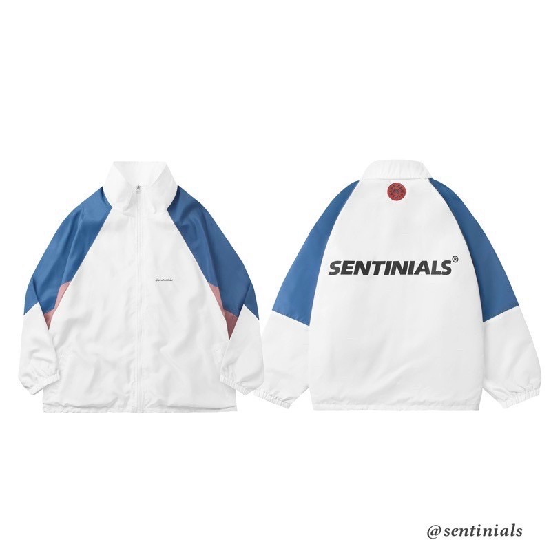 Áo khoác dù SENITIALS phối màu siêu chất phong cách unisex kèm kính râm vuông siêu hot