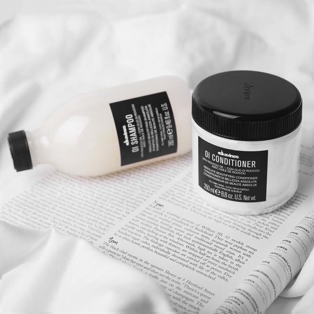 Cặp Gội Xả Hoàn Mỹ Cho Mọi Loại Tóc Davines Oi 90 + 75ml Hàng Chính Hãng