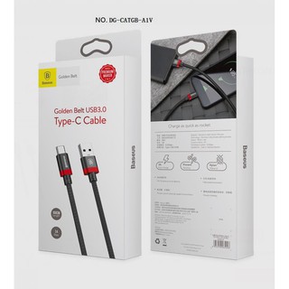 Cáp sạc nhanh, truyền dữ liệu tốc độ cao Type C Baseus 3A