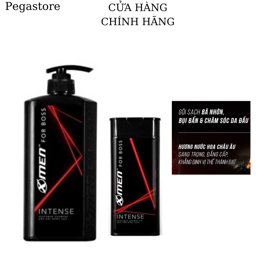 Dầu gội nam XMEN For Boss Intense Perfumed Shampoo dầu gội hương nước hoa nam X men 380g/650g - BST Xmen dành cho nam