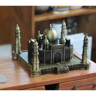 Đền Taj Mahal thu nhỏ bằng kim loại vật dụng deco độc và lạ
