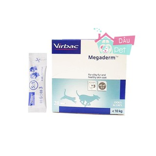 Gel dinh dưỡng Virbac Megaderm chăm sóc lông da cho chó mèo tuýp 4ml (1 tuýp)