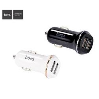 Cốc Sạc xe hơi HOCO Z1 2 cổng USB (nhiều màu)